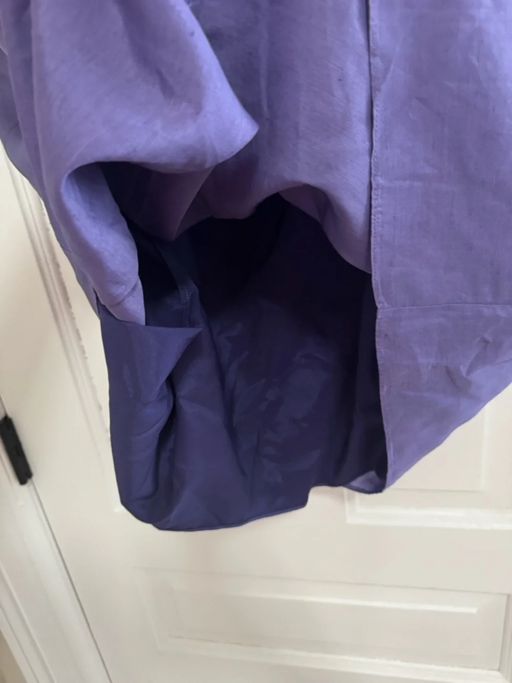 Elie Tahari Kendall Dress 10 Purple Linen Blend‎ Pleated NWT Brunch Wedding Chic